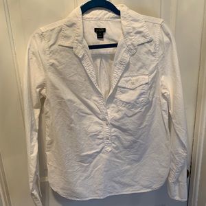 JCrew white tunic